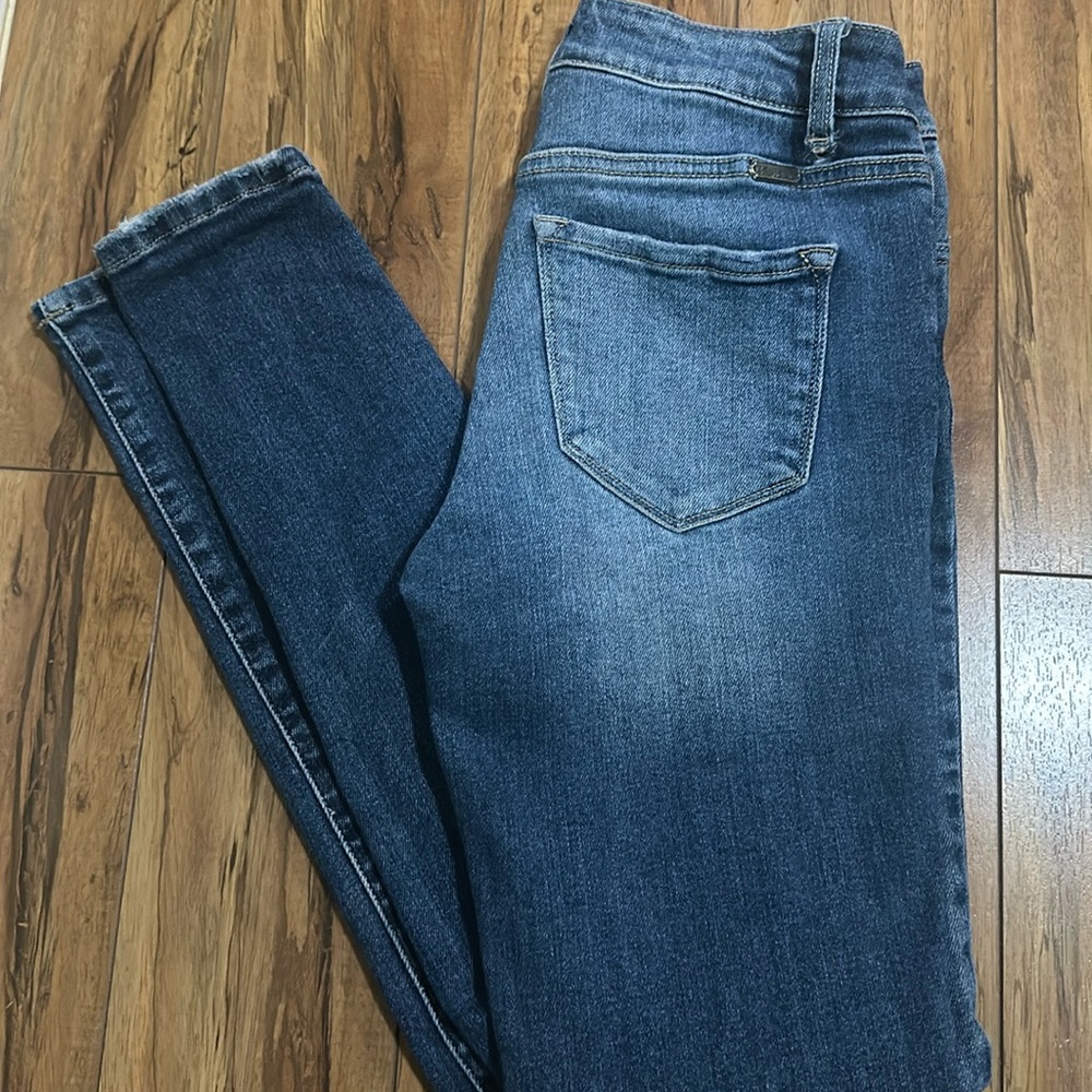Kancan mid rise stretch denim jeans